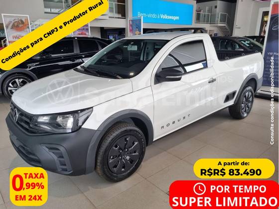 VOLKSWAGEN SAVEIRO 1.6 MSI ROBUST CS 16V FLEX 2P MANUAL VOLKSWAGEN SAVEIRO 1.6 MSI ROBUST CS 16V FLEX 2P MANUAL